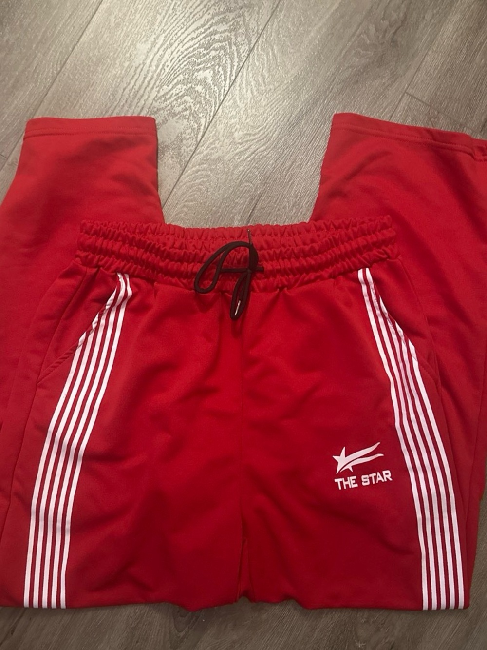 Viral "The Star" Red Track Pants from Tiktok Shop